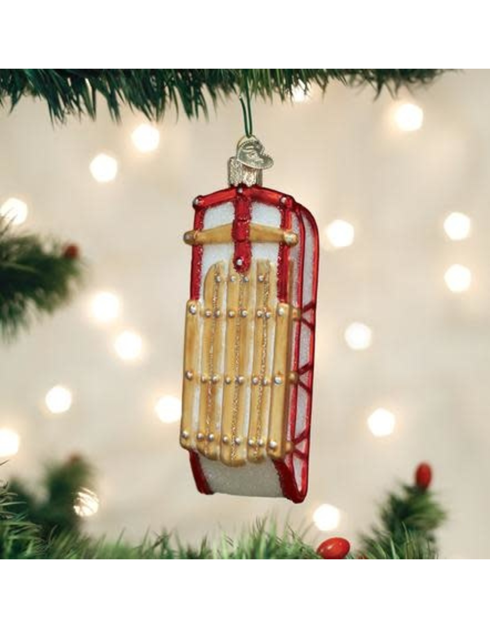 OLD WORLD CHRISTMAS 44124   SLED