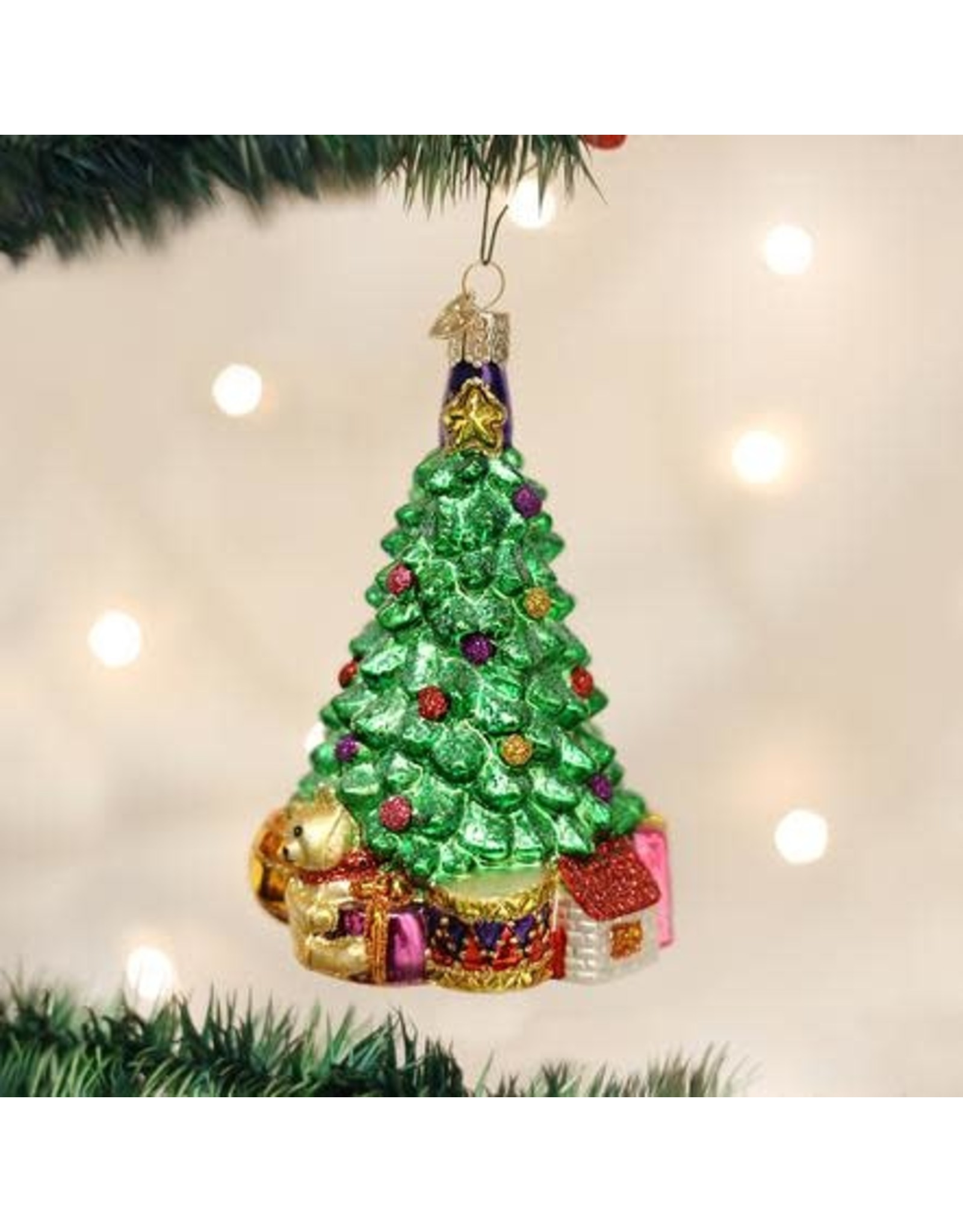 OLD WORLD CHRISTMAS 48017   CHRISTMAS MORNING TREE