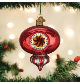 OLD WORLD CHRISTMAS RED PEPPERMINT REFLECTION