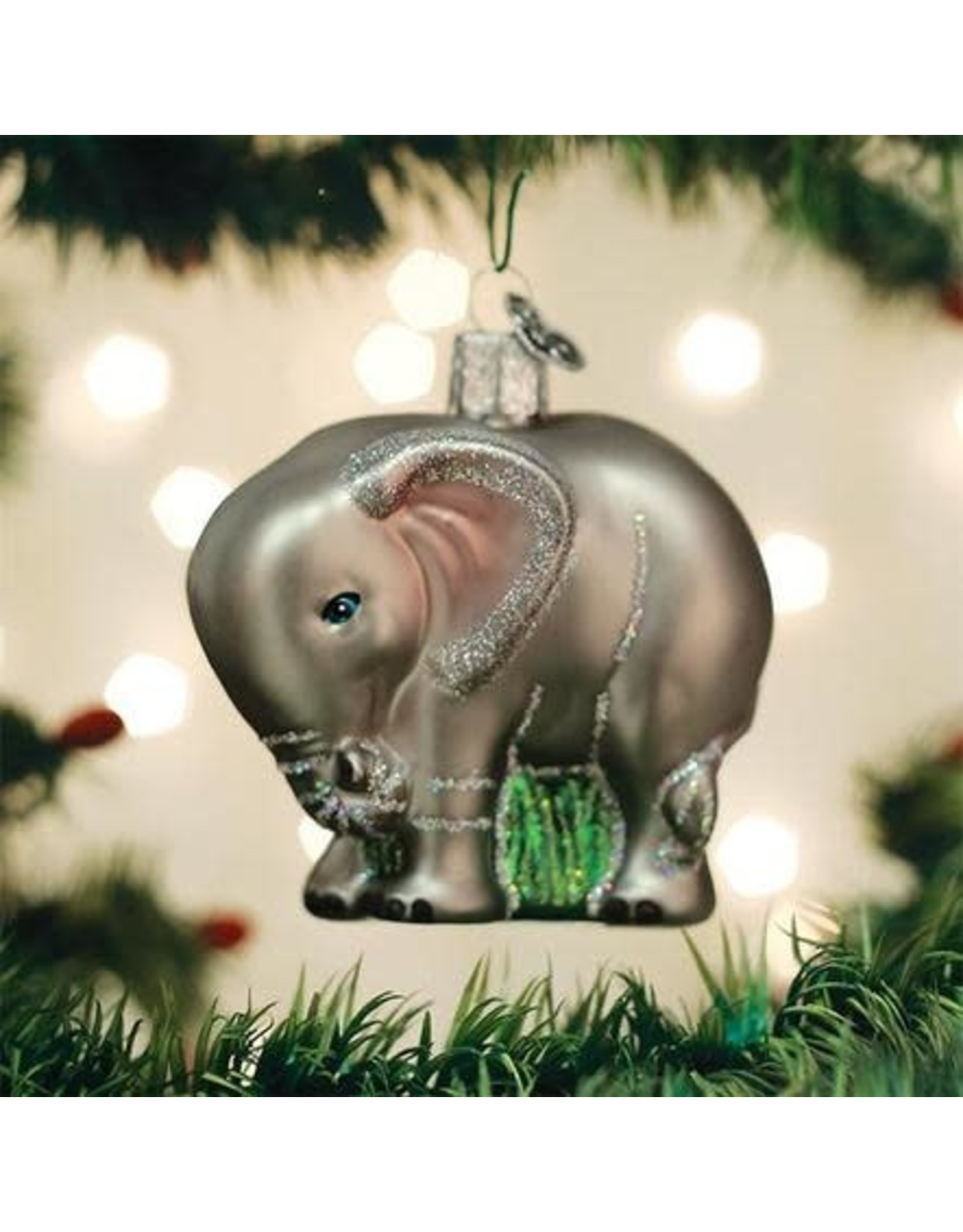 OLD WORLD CHRISTMAS 12576   BABY ELEPHANT
