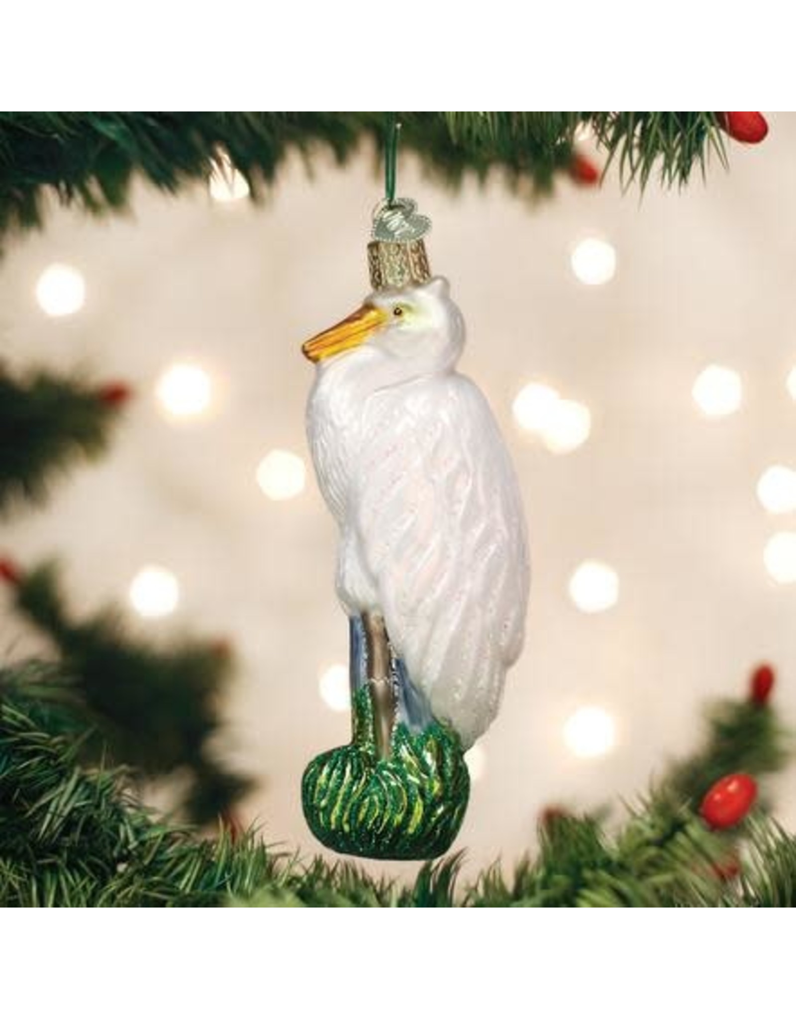 OLD WORLD CHRISTMAS GREAT EGRET