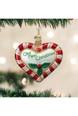 OLD WORLD CHRISTMAS 30020   PEPPERMINT HEART