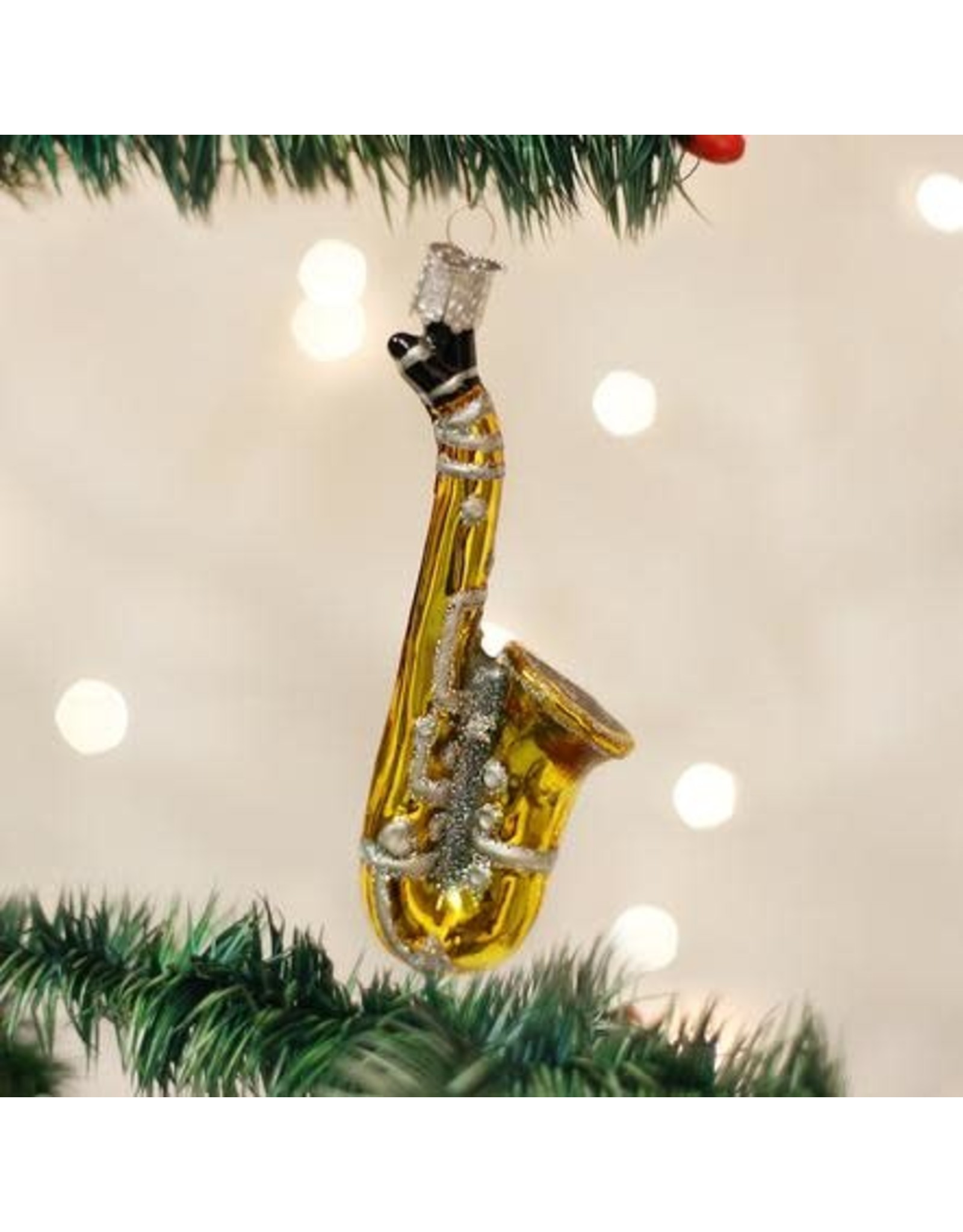 OLD WORLD CHRISTMAS 38025   SAXOPHONE