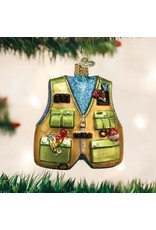OLD WORLD CHRISTMAS 44091   FISHING VEST