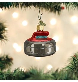 OLD WORLD CHRISTMAS CURLING STONE