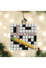 OLD WORLD CHRISTMAS 44139   CROSSWORD PUZZLE