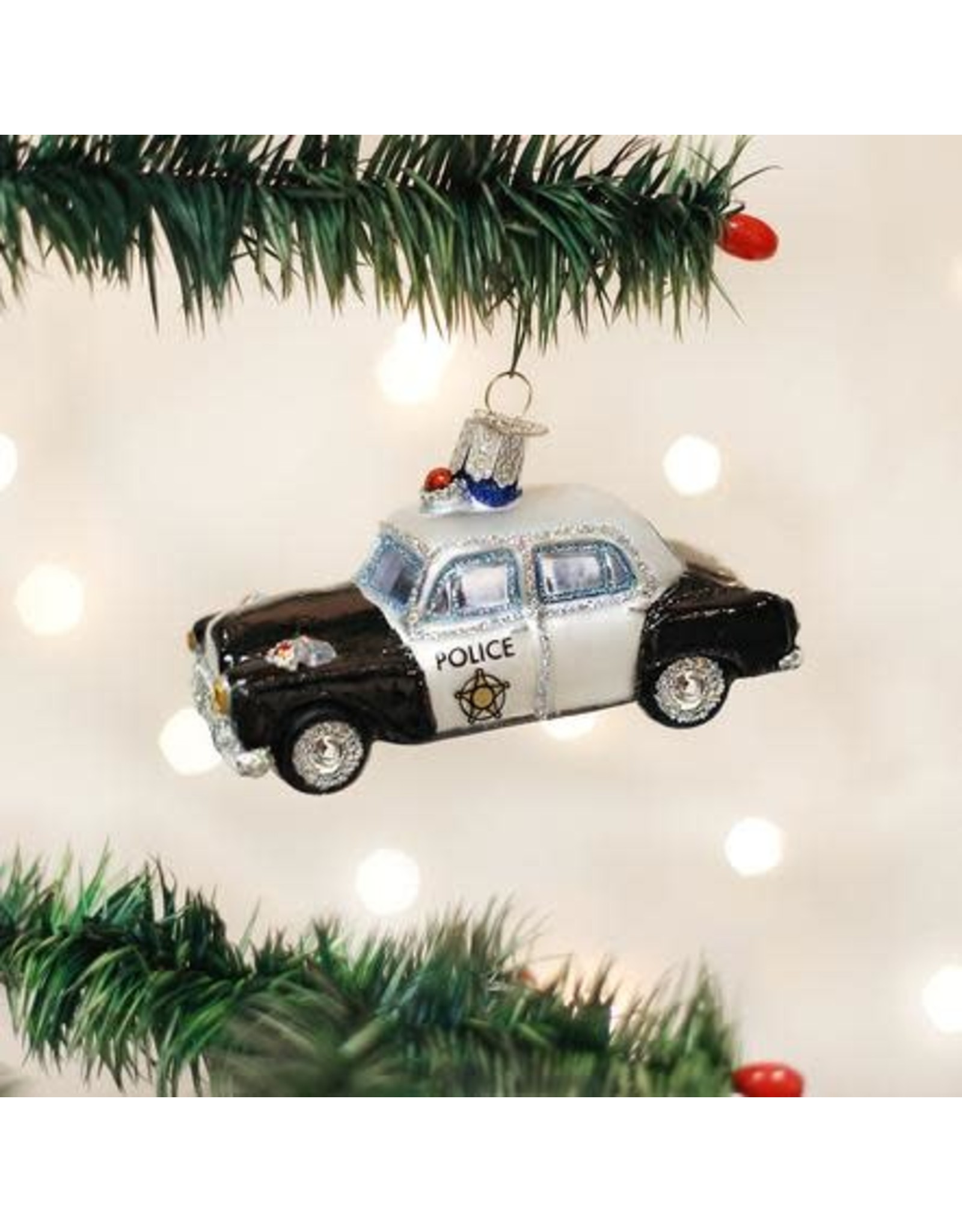 OLD WORLD CHRISTMAS 46044   POLICE CAR