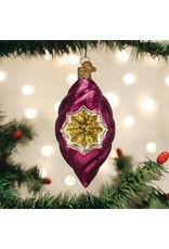 OLD WORLD CHRISTMAS LUSTEROUS ORCHID REFLECT