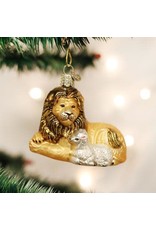 OLD WORLD CHRISTMAS LION AND LAMB