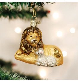OLD WORLD CHRISTMAS LION AND LAMB
