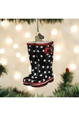 OLD WORLD CHRISTMAS RUBBER BOOTS