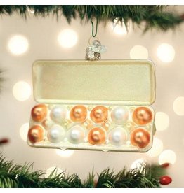 OLD WORLD CHRISTMAS 32433   EGG CARTON