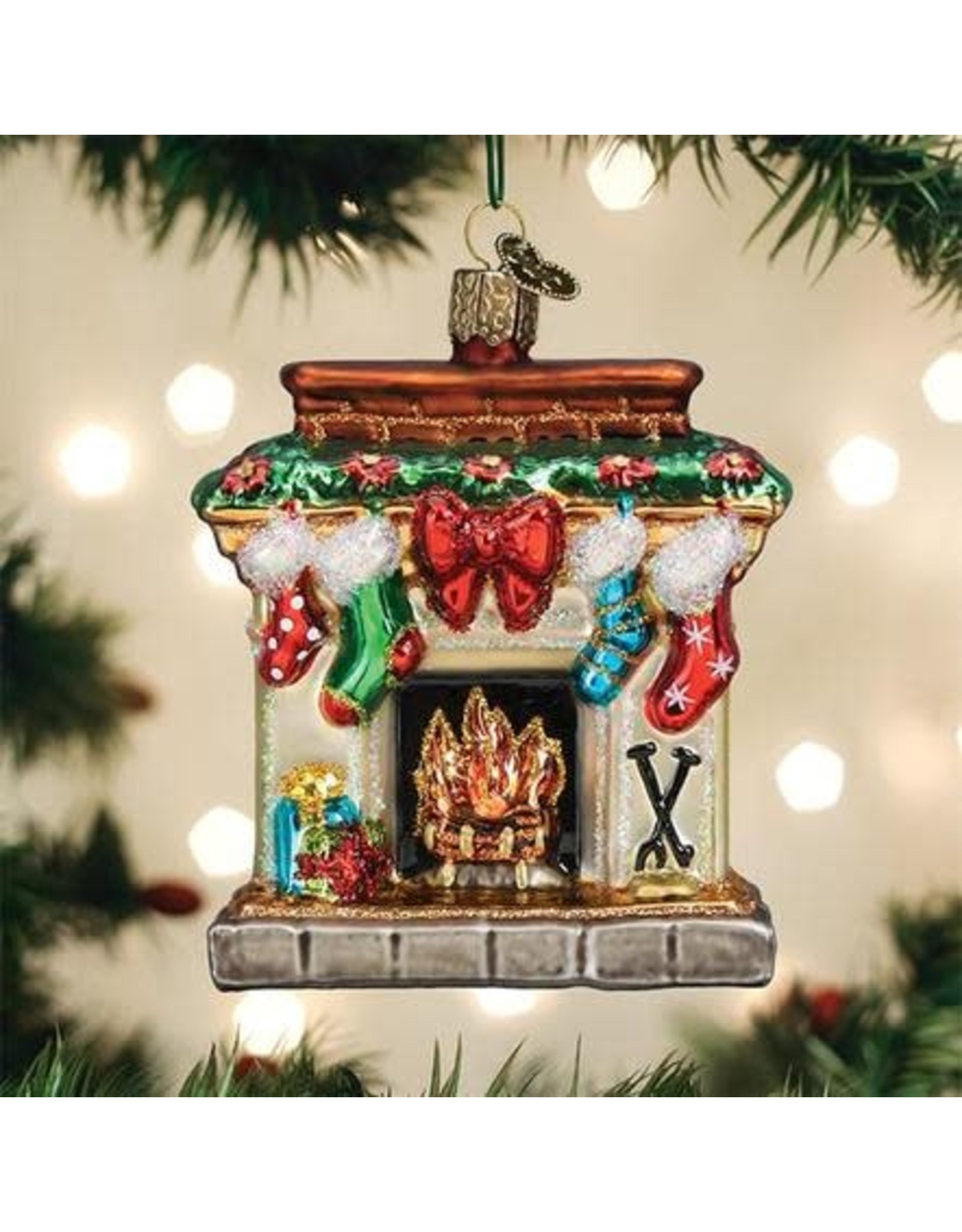 OLD WORLD CHRISTMAS 32434   HOLIDAY HEARTH