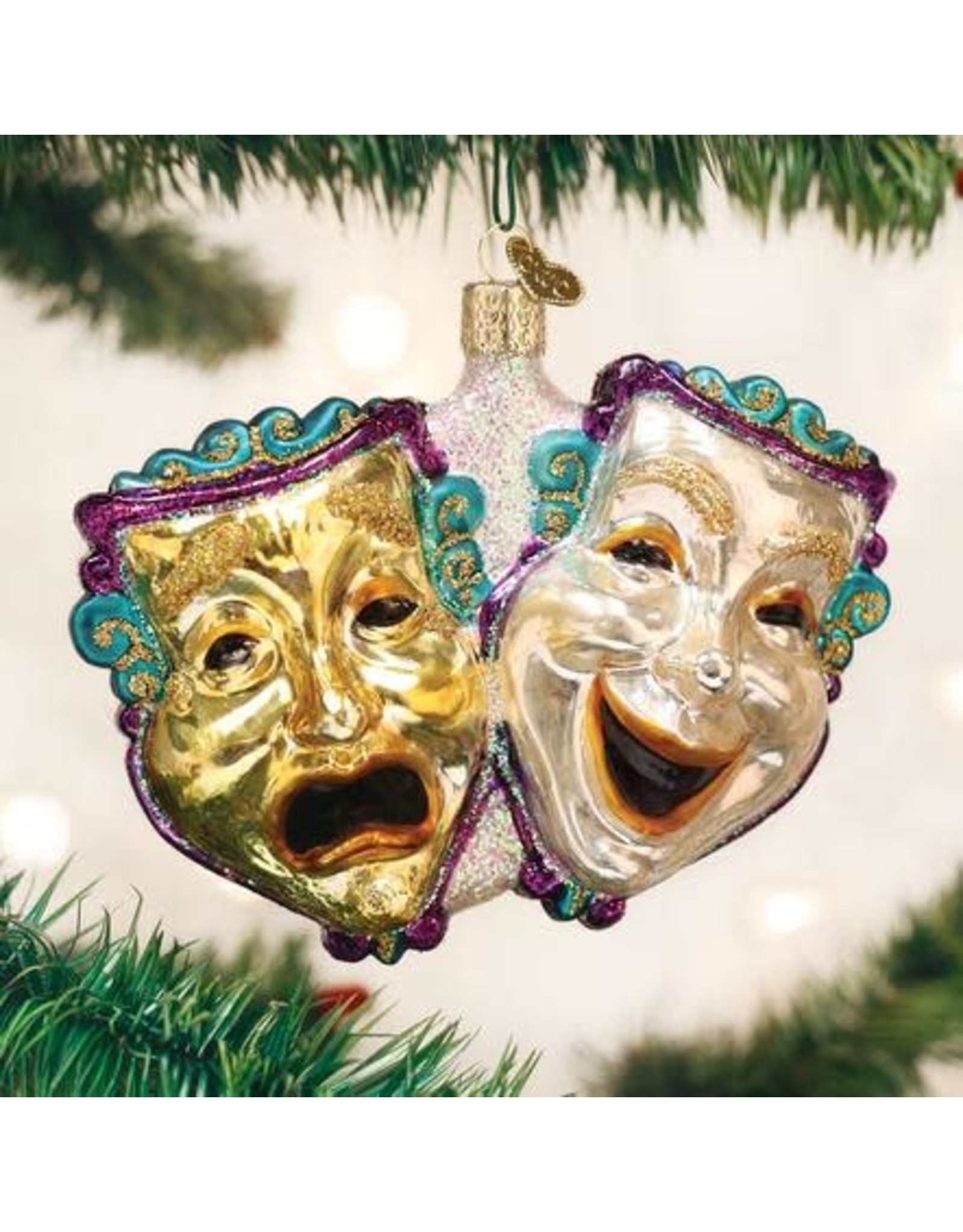 OLD WORLD CHRISTMAS 36195   COMEDY AND TRAGEDY