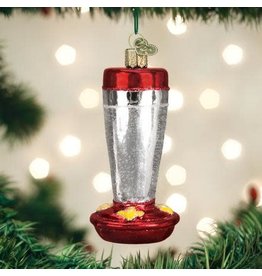 OLD WORLD CHRISTMAS 36235   HUMMINGBIRD FEEDER