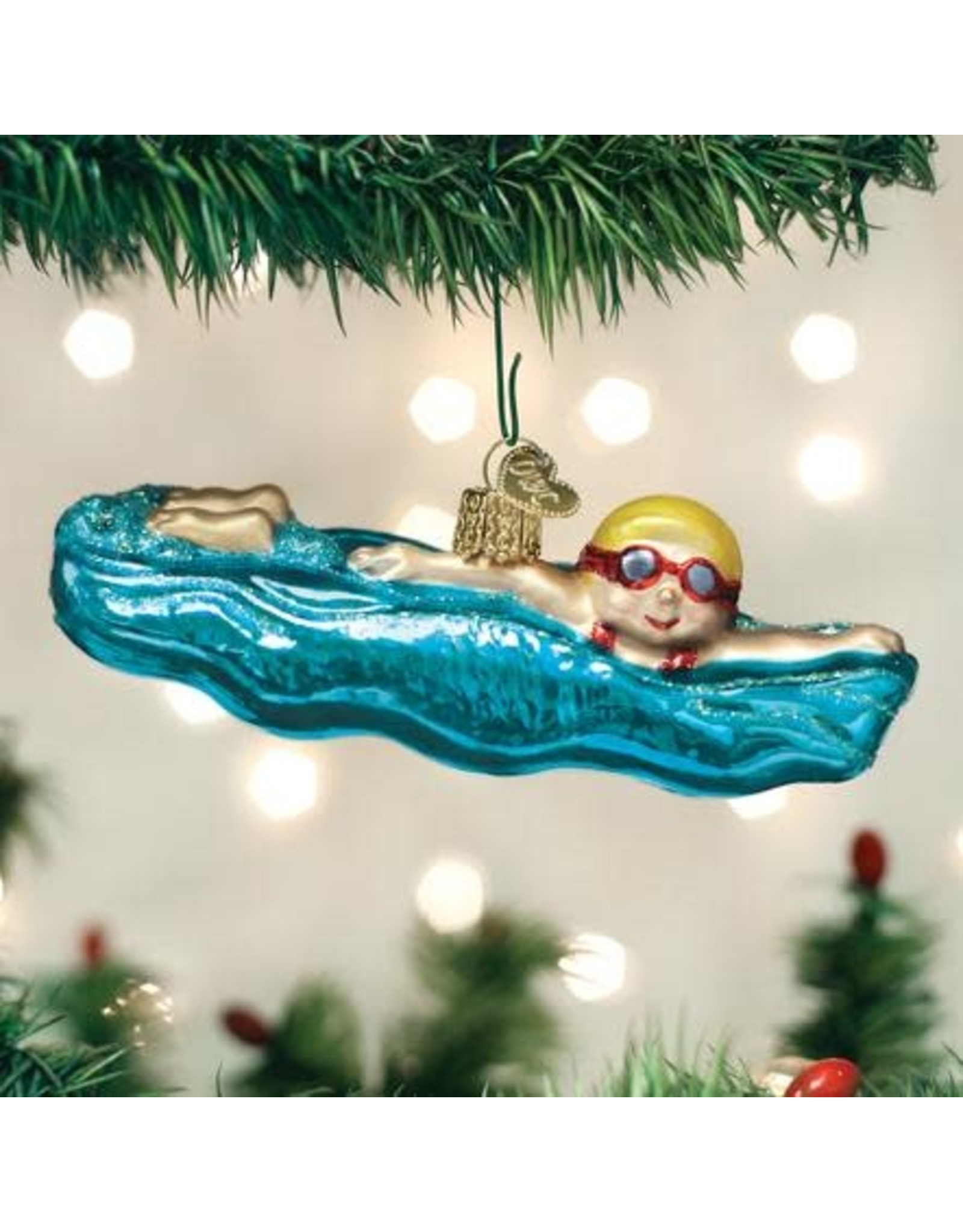OLD WORLD CHRISTMAS 44130   SWIMMING