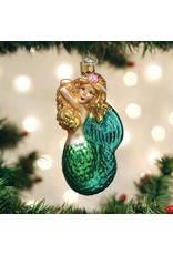 OLD WORLD CHRISTMAS 10234   SEASHELL MERMAID