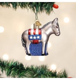 OLD WORLD CHRISTMAS 12109   DEMOCRATIC DONKEY