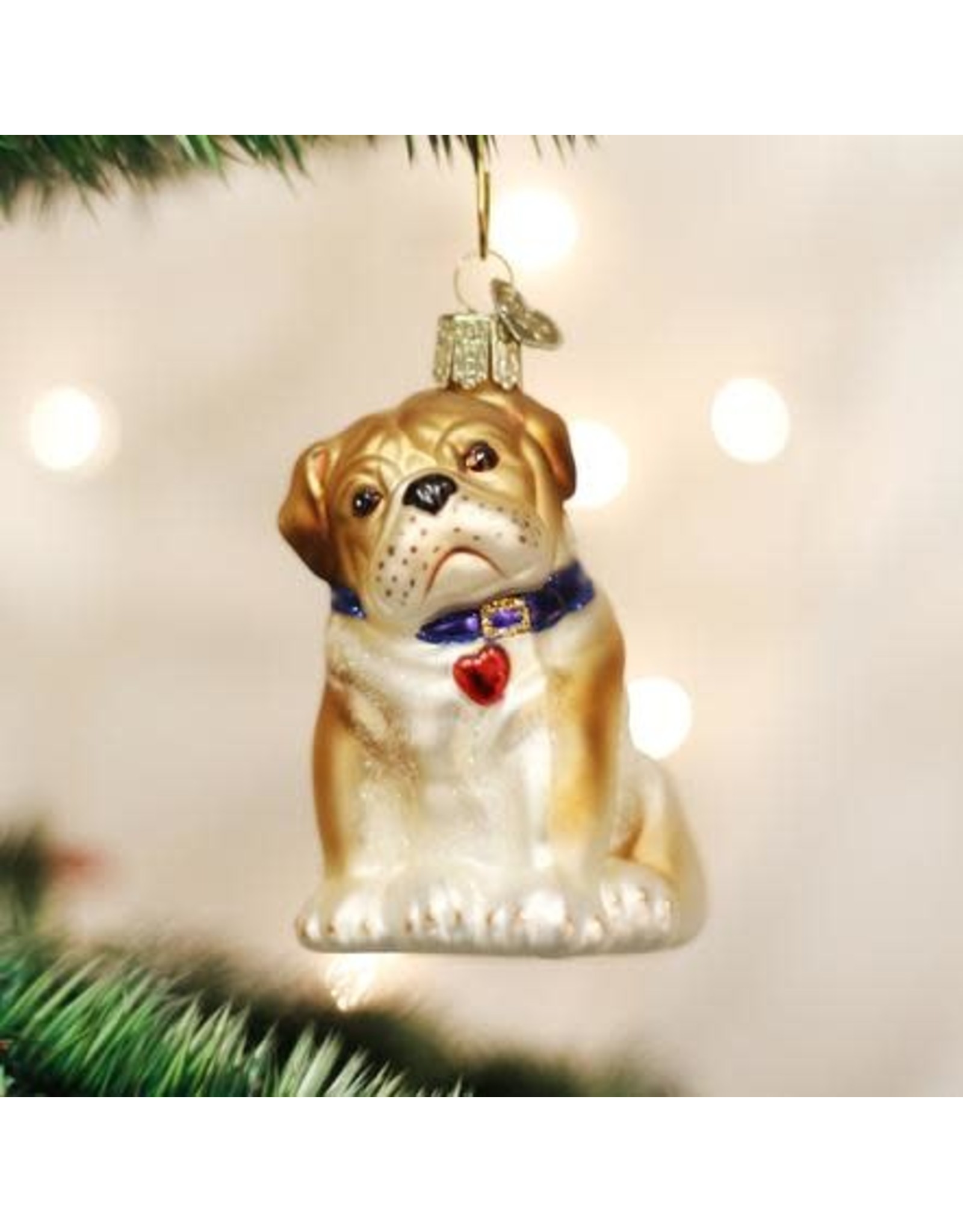 OLD WORLD CHRISTMAS 12136   BULL PUP