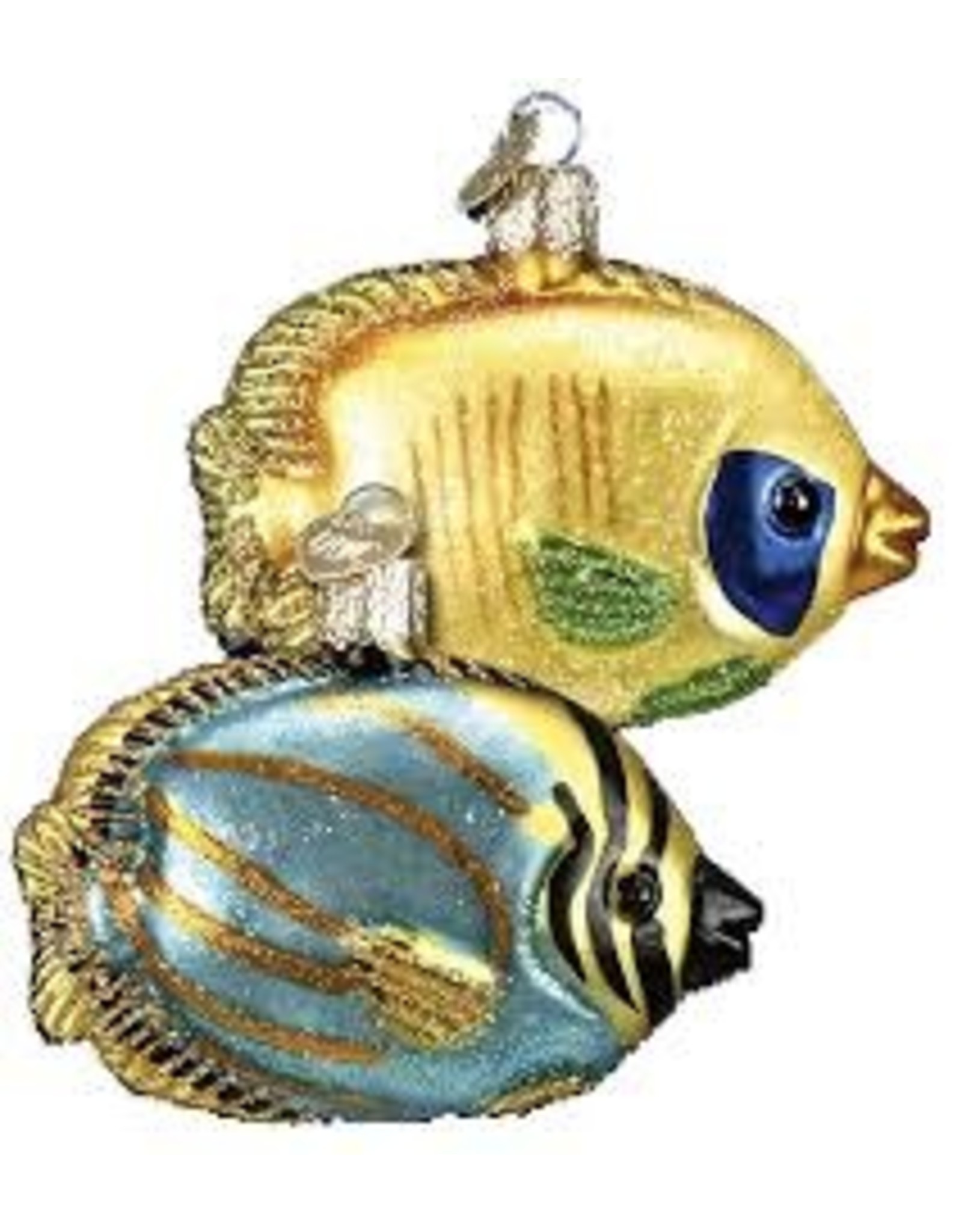 OLD WORLD CHRISTMAS 12261   BUTTERFLY FISH-ASSORTED