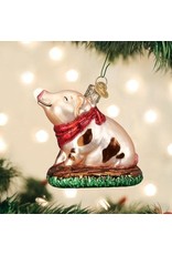 OLD WORLD CHRISTMAS 12535   PIGGY IN THE PUDDLE