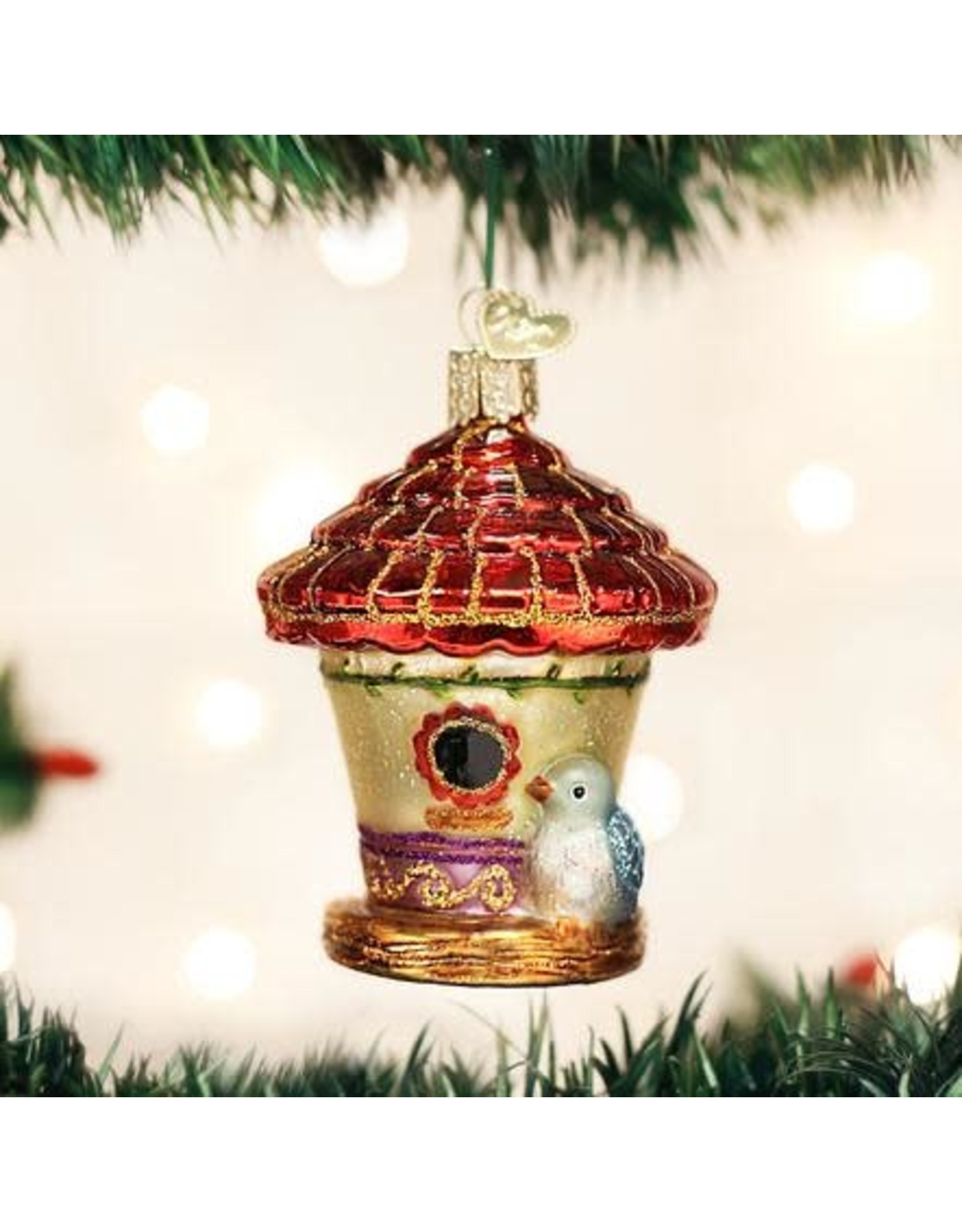 OLD WORLD CHRISTMAS 16108   CHARMING BIRDHOUSE