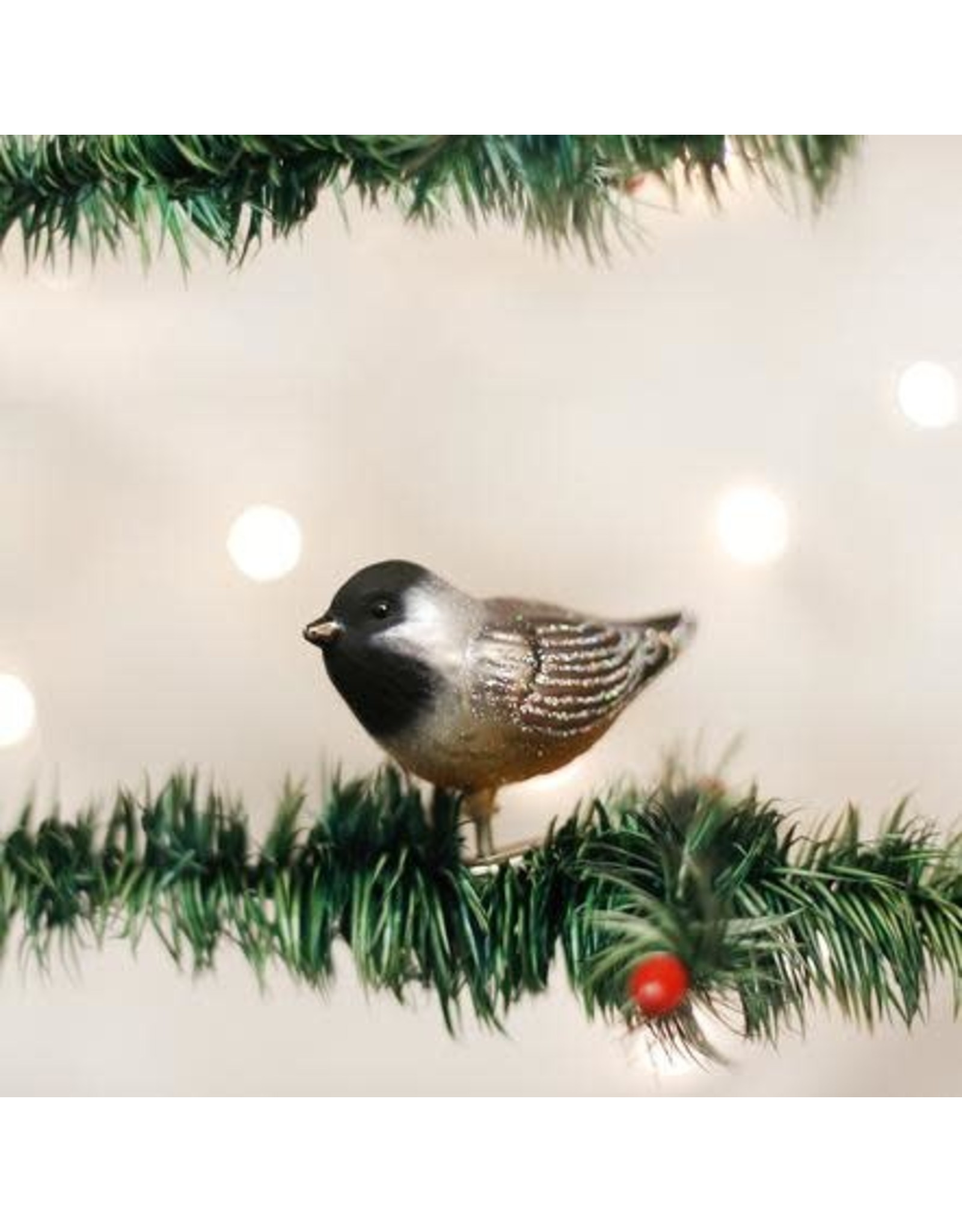OLD WORLD CHRISTMAS 18068   CHEERY CHICKADEE