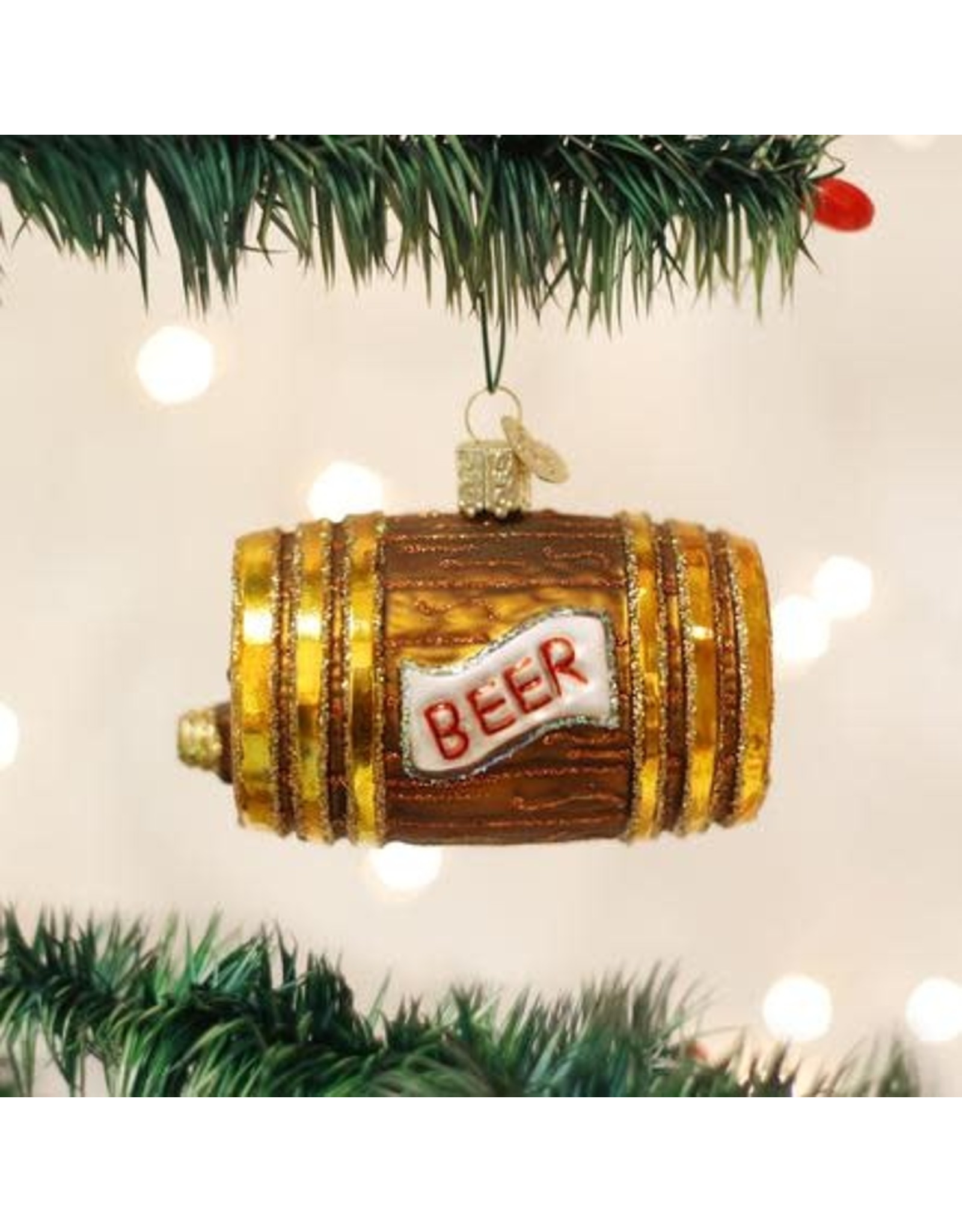 OLD WORLD CHRISTMAS BEER KEG