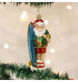 OLD WORLD CHRISTMAS 40060   SURFER SANTA