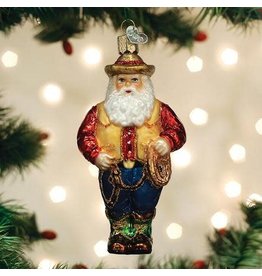OLD WORLD CHRISTMAS WESTERN SANTA