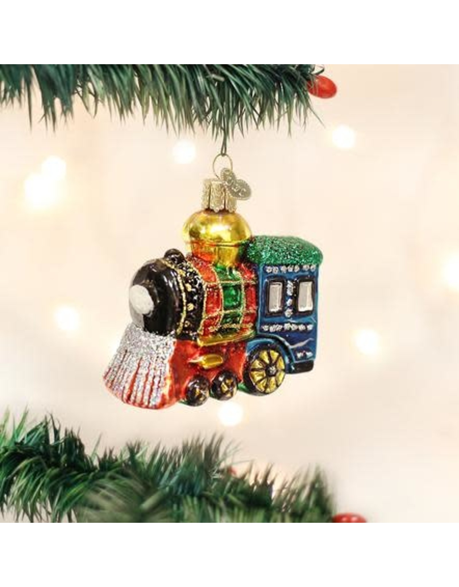 OLD WORLD CHRISTMAS 46003   SMALL LOCOMOTIVE
