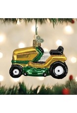 OLD WORLD CHRISTMAS 46085   RIDING LAWN MOWER
