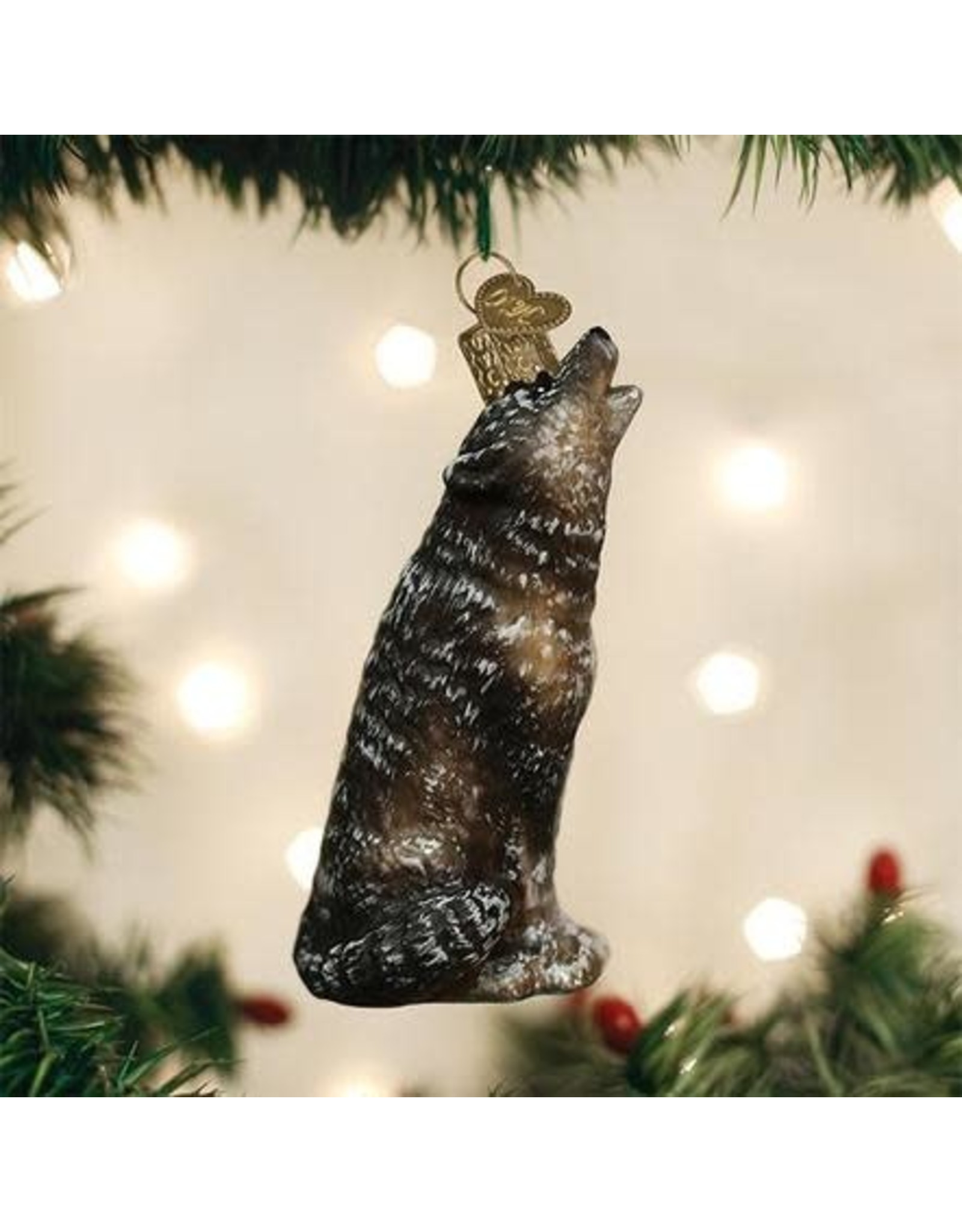 OLD WORLD CHRISTMAS VINTAGE HOWLING WOLF