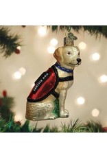 OLD WORLD CHRISTMAS SERVICE DOG