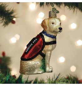 OLD WORLD CHRISTMAS SERVICE DOG