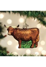 OLD WORLD CHRISTMAS HIGHLAND COW