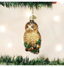 OLD WORLD CHRISTMAS 16052   SPOTTED OWL