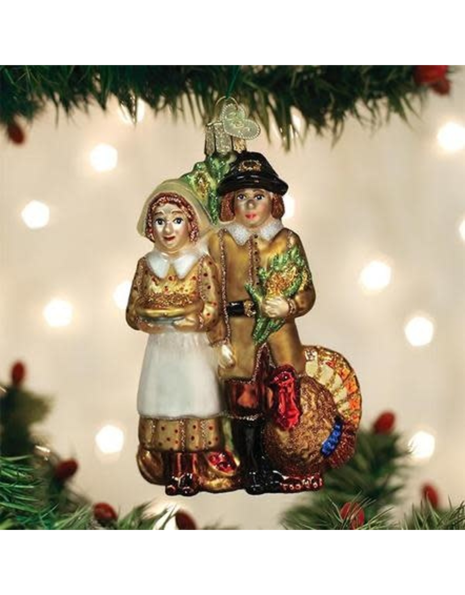 OLD WORLD CHRISTMAS PILGRIM THANKSGIVING