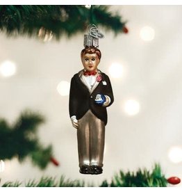 OLD WORLD CHRISTMAS GROOM-BRUNETTE