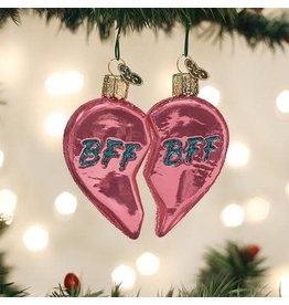 OLD WORLD CHRISTMAS 30054   BFF HEARTS