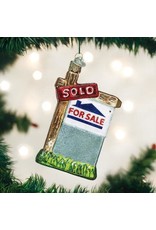 OLD WORLD CHRISTMAS 36203   REALTY SIGN