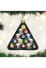 OLD WORLD CHRISTMAS 44069   BILLIARD BALLS