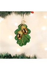 OLD WORLD CHRISTMAS OAK LEAF WITH ACORNS