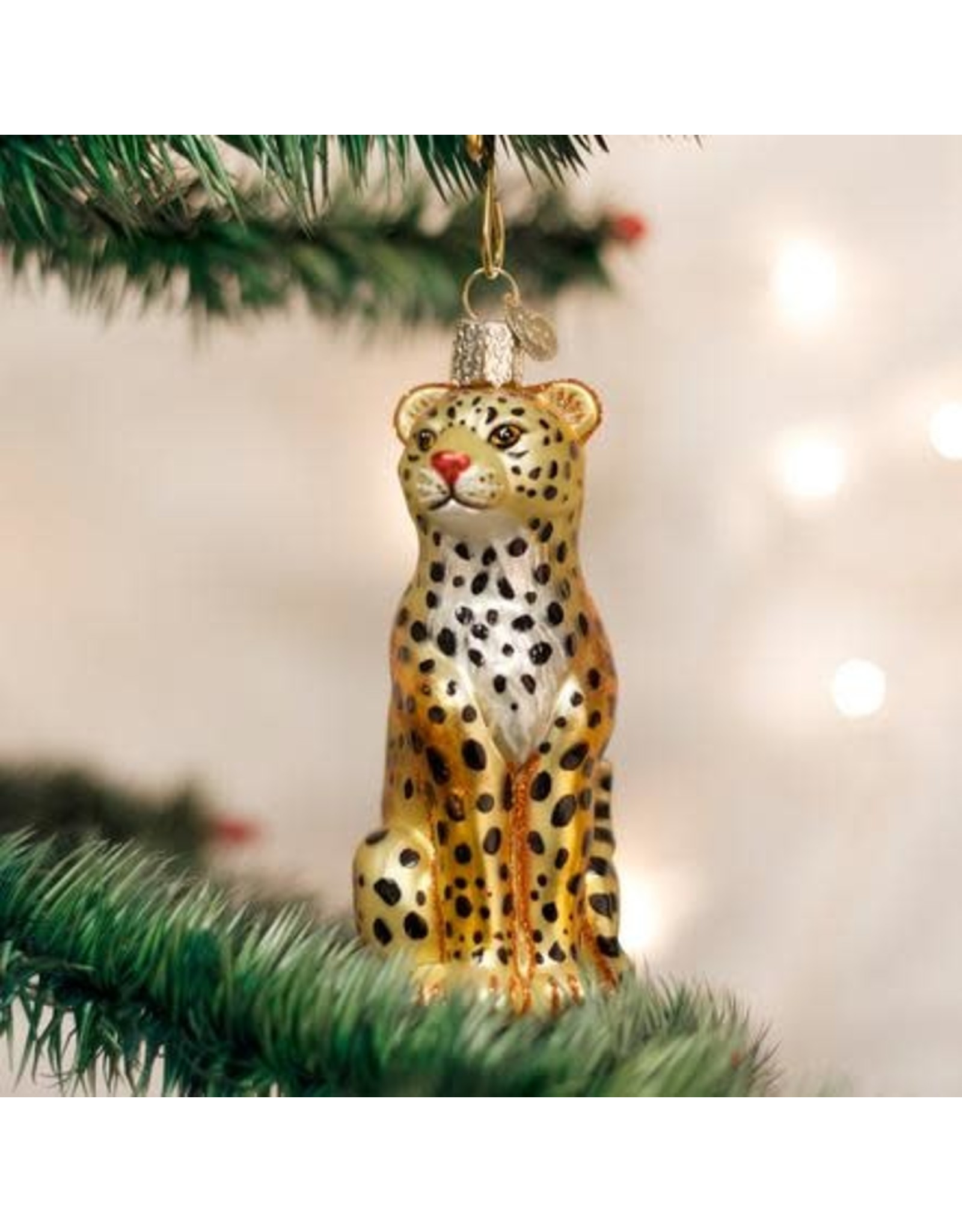 OLD WORLD CHRISTMAS 12148   LEOPARD