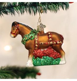 OLD WORLD CHRISTMAS HOLIDAY CLYDESDALE
