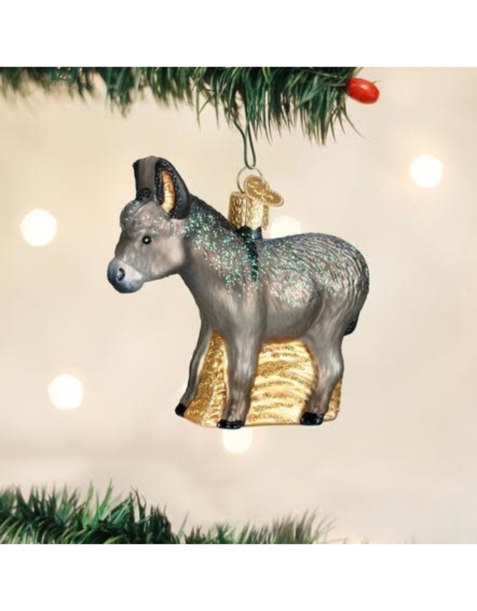 OLD WORLD CHRISTMAS DONKEY