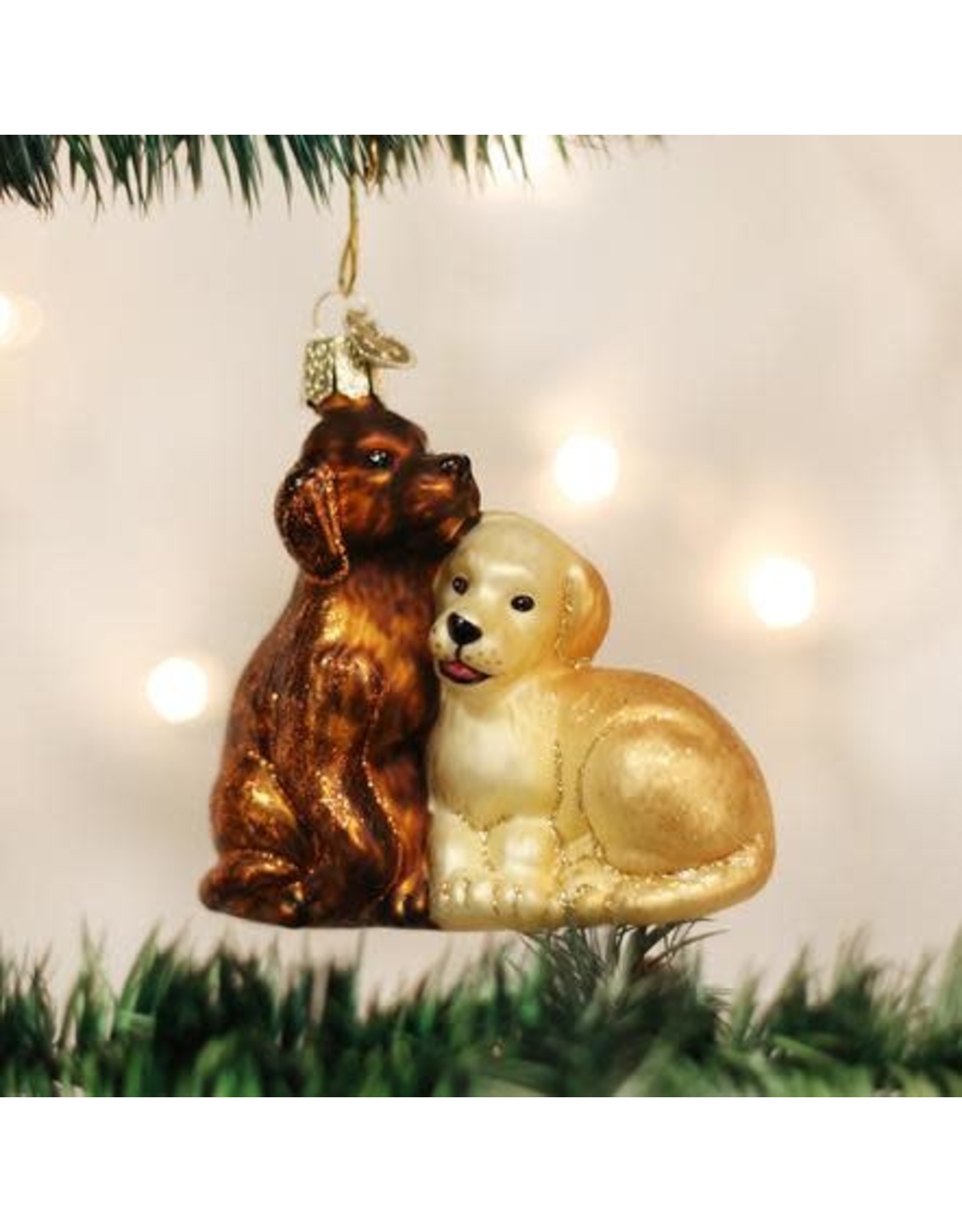 OLD WORLD CHRISTMAS PUPPY LOVE