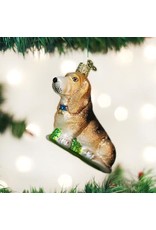 OLD WORLD CHRISTMAS BASSET HOUND