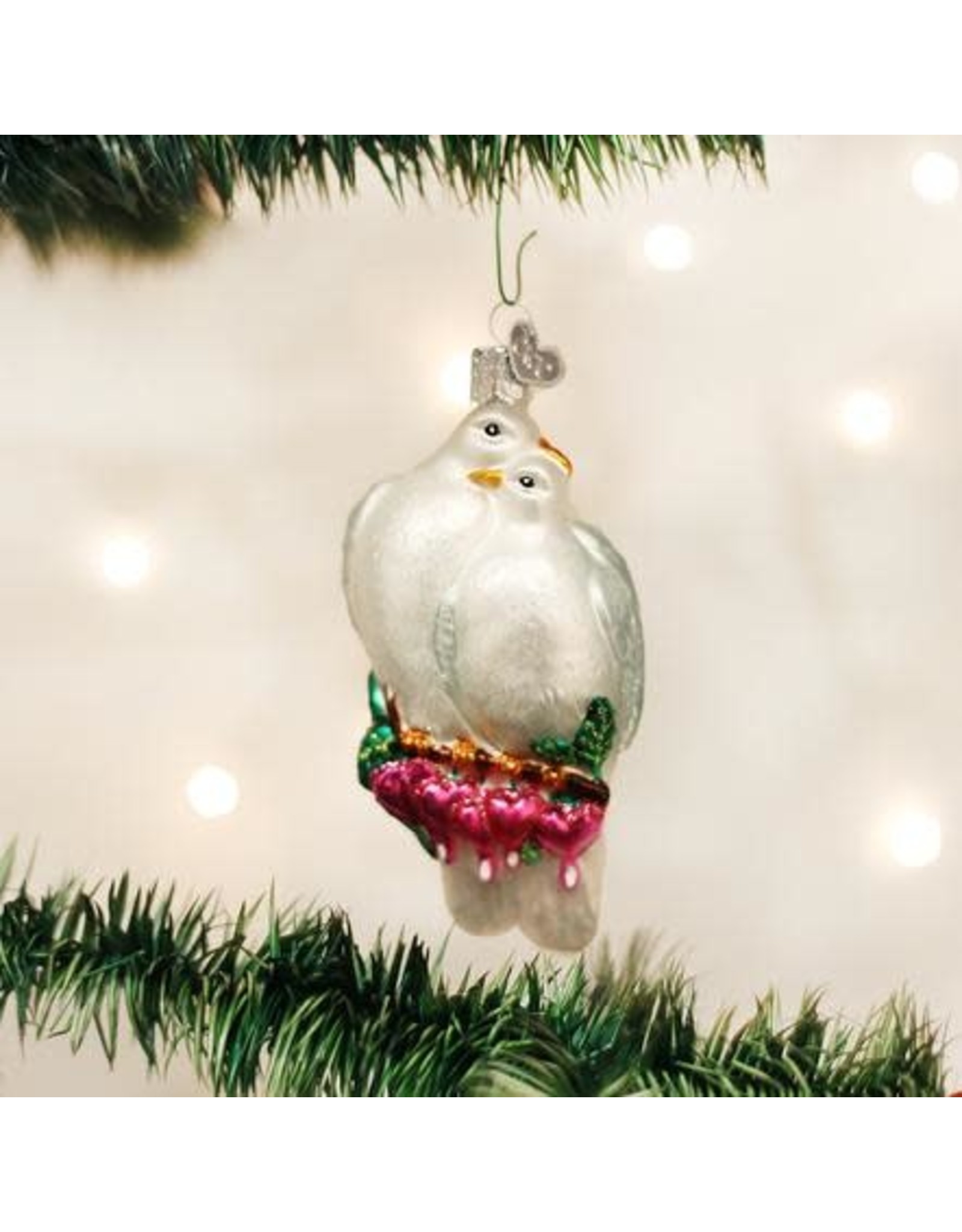 OLD WORLD CHRISTMAS 16101   LOVE BIRDS