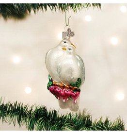 OLD WORLD CHRISTMAS 16101   LOVE BIRDS